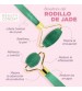 2 in 1 Jade Roller All-Natural Jade Facial Roller for Facial Massage